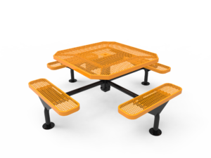 Honeycomb Steel Rooted Octagon Table