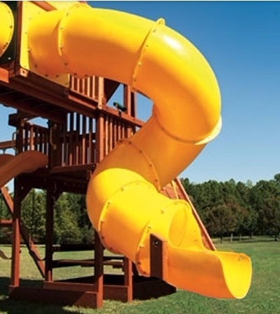 RTS 24" Counter-Clockwise Spiral Tube Slide - 7' Deck
