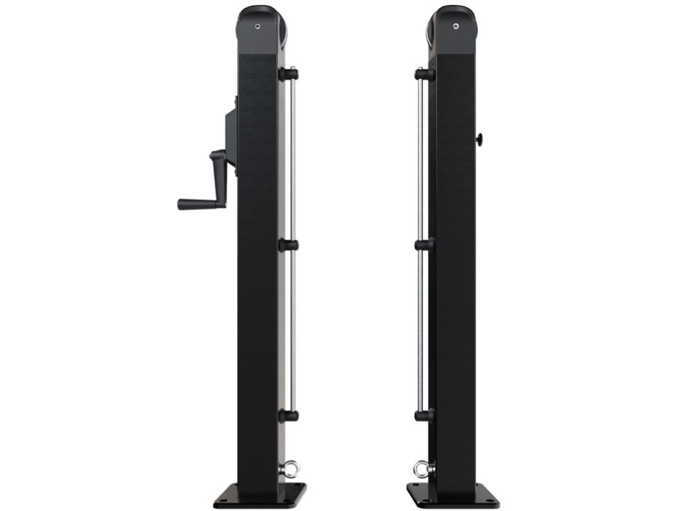 Dominator Surface Mount Pickleball Posts & Net Systems