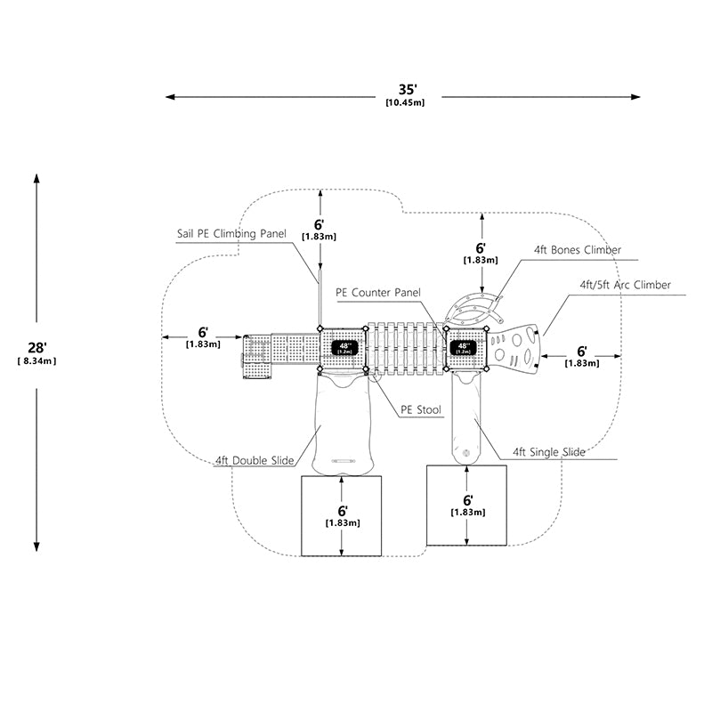 BLUEWATER COVE - WKP35-0130C00-114122 - manufacturer top view