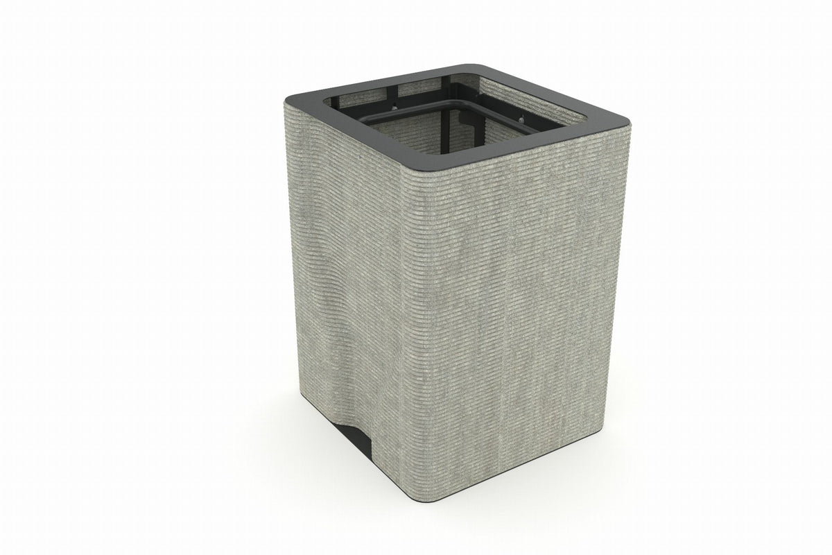 Cemer Moduline Series Garbage Can CUS 1103 Site Furnishing