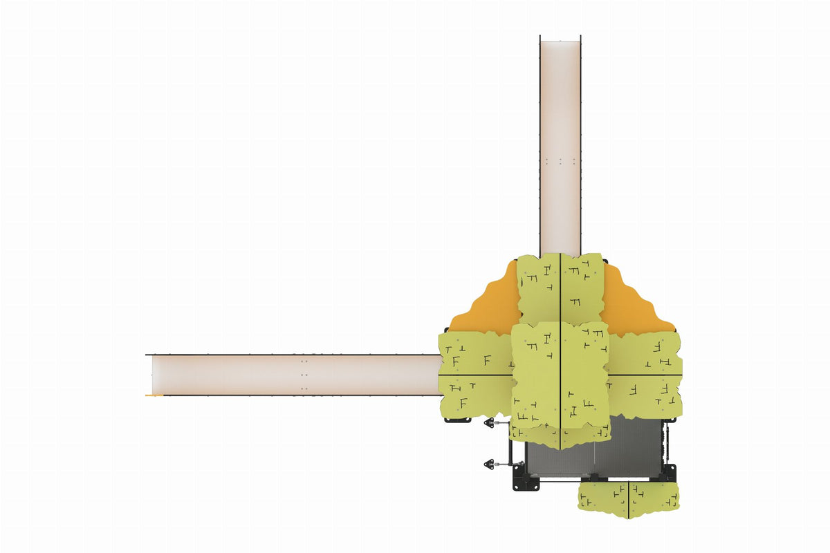 Cemer Tetto Series DGTS 201-P Modern House Play Structure