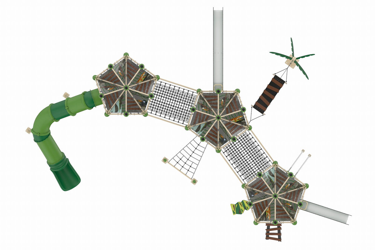 Cemer Jungle Series GGJS 2017-P Play Structure