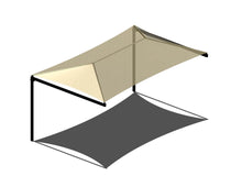 Full Cantilever Hip Shade Structure example; pictured size and colors may vary