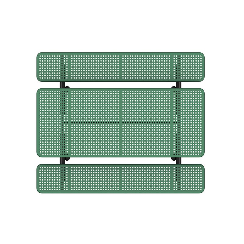 6'RECTANGULAR PICNIC TABLE PERFORATED PATTERN