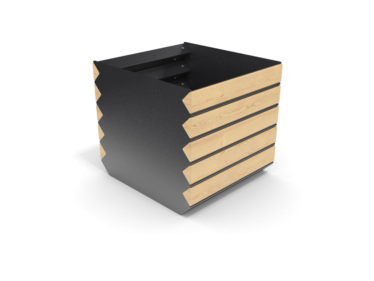 Cemer Delta Square Planter CUS 103 Site Furnishing