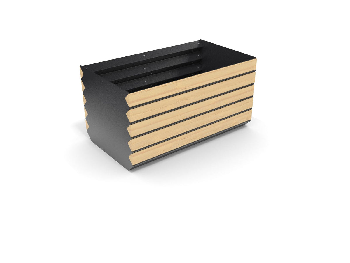 Cemer Delta Rectangle Planter CUS 104 Site Furnishing