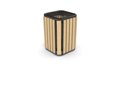 Cemer Zebra Bin CUS 158 Site Furnishing