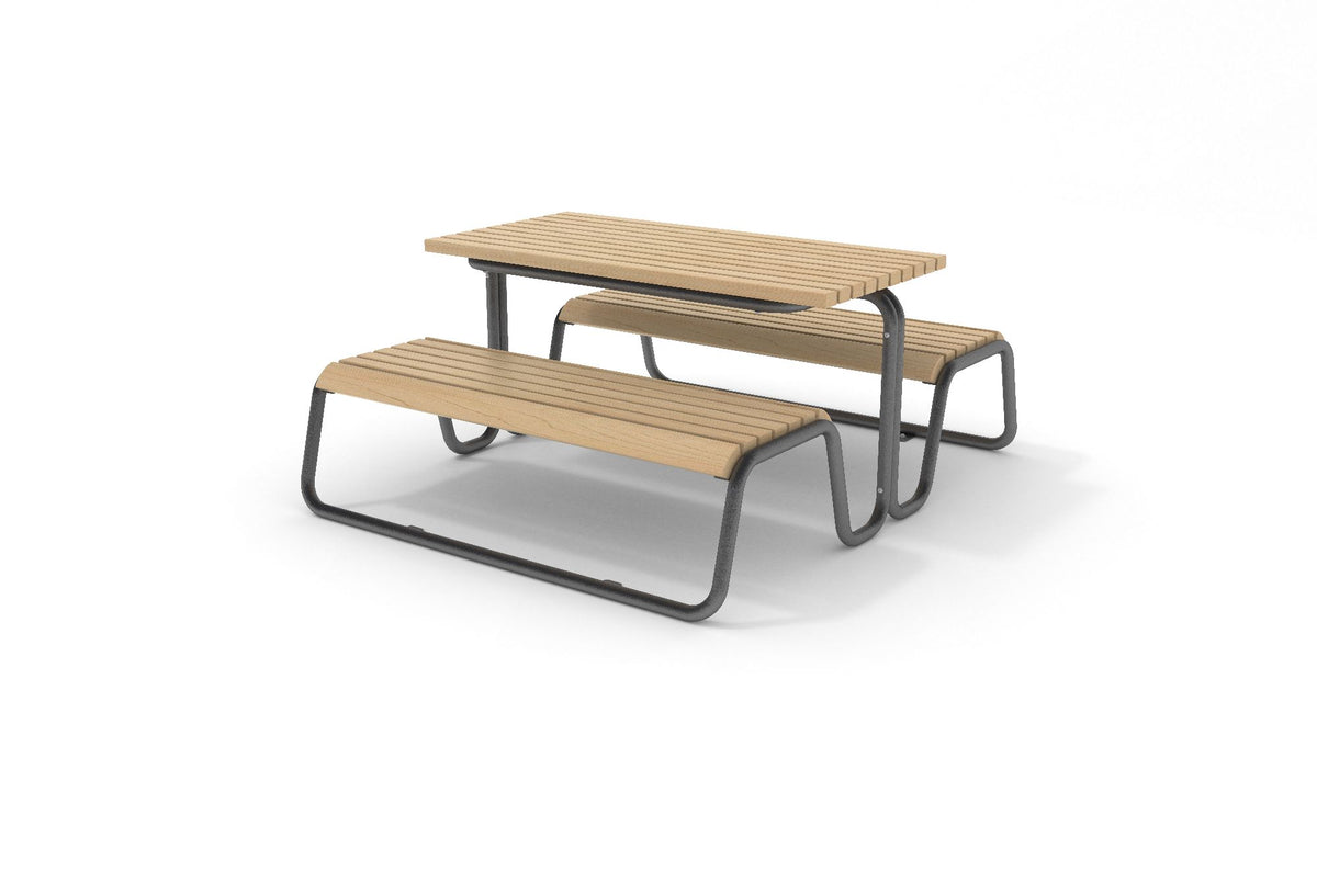 Cemer Zebra Picnic Table CUS 160 Site Furnishing