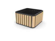 Cemer Zebra Square Planter CUS 162 Site Furnishing