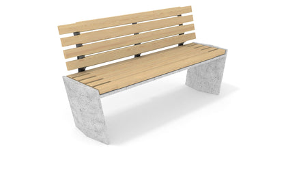 Cemer 9040 Backrest Bench CUS 401 Site Furnishing