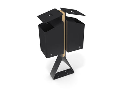Cemer Bermuda Bin CUS 54 Site Furnishing