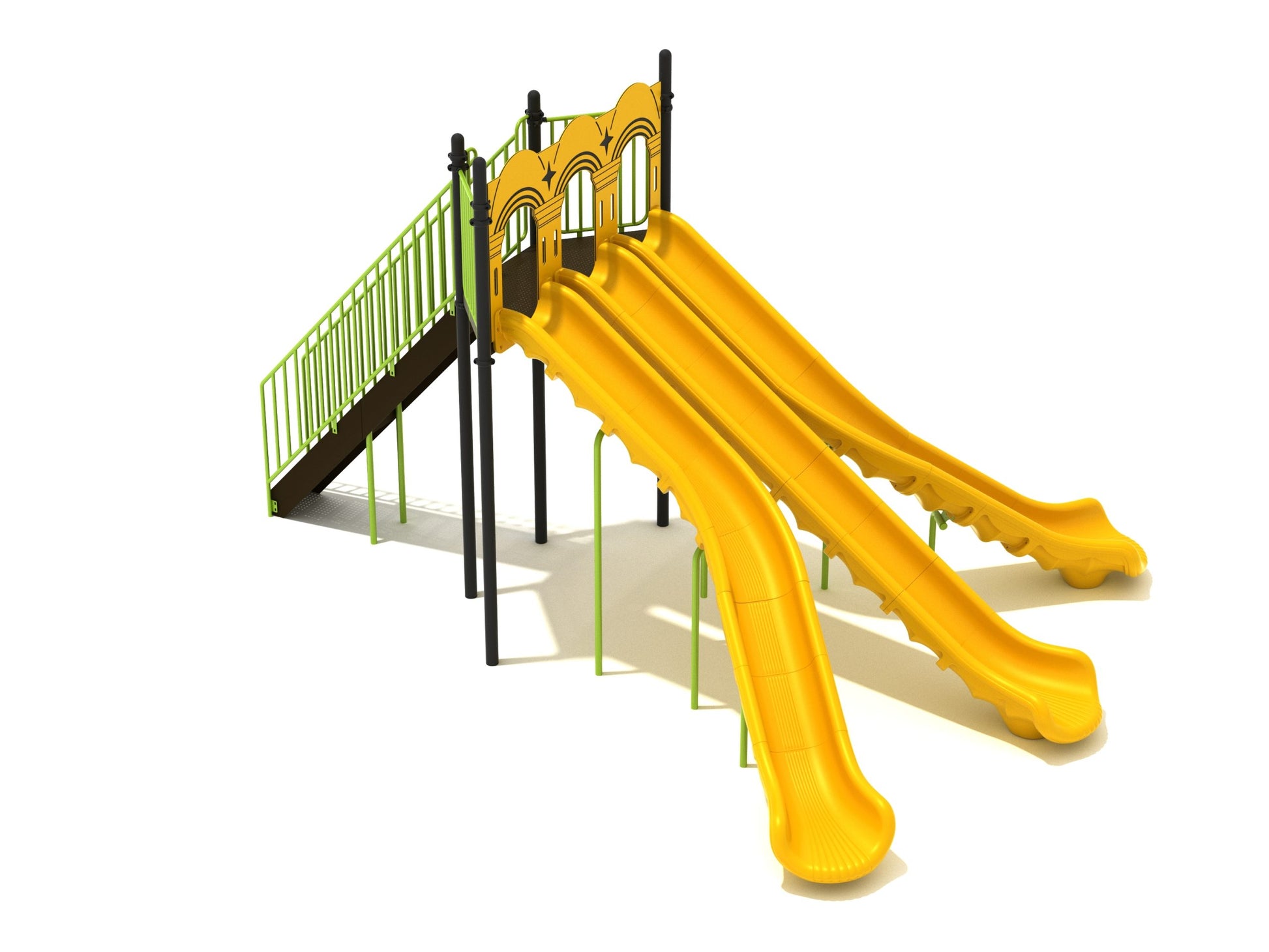 8 Foot Triple Sectional Split Slide