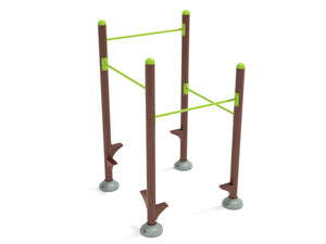 Fitness Brown/Lime Green