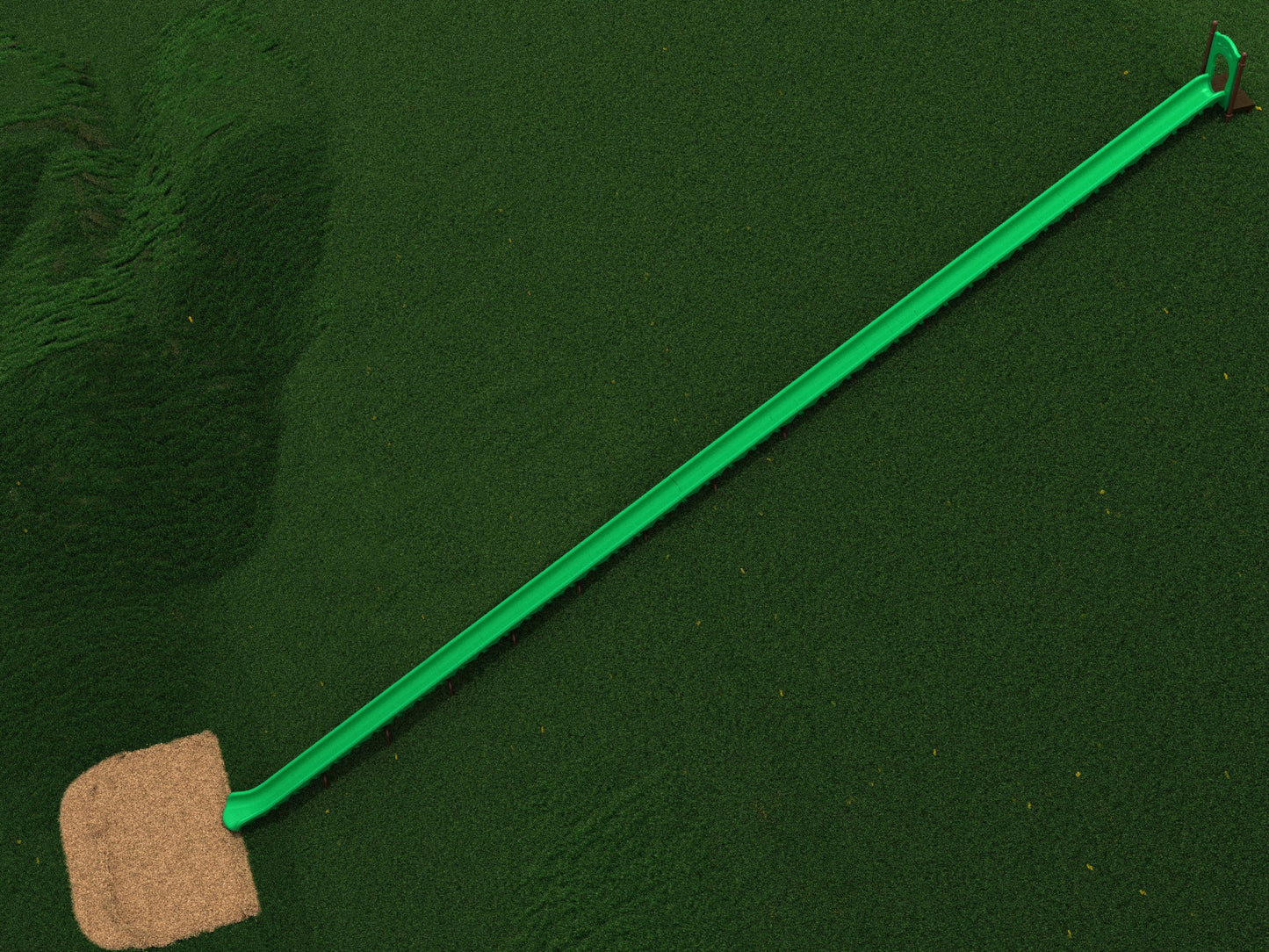 75 Foot Single Straight Embankment Slide