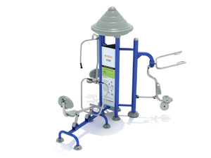 Fitness Pacific Blue/Silver