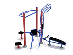 Fitness Brick Red/Cobalt Blue