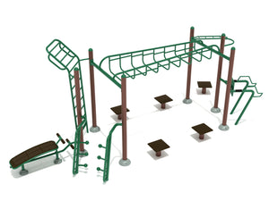 Fitness Brown/Rainforest Green
