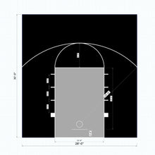 ProTile Sport Basketball Court Floor, 28×30, Kit