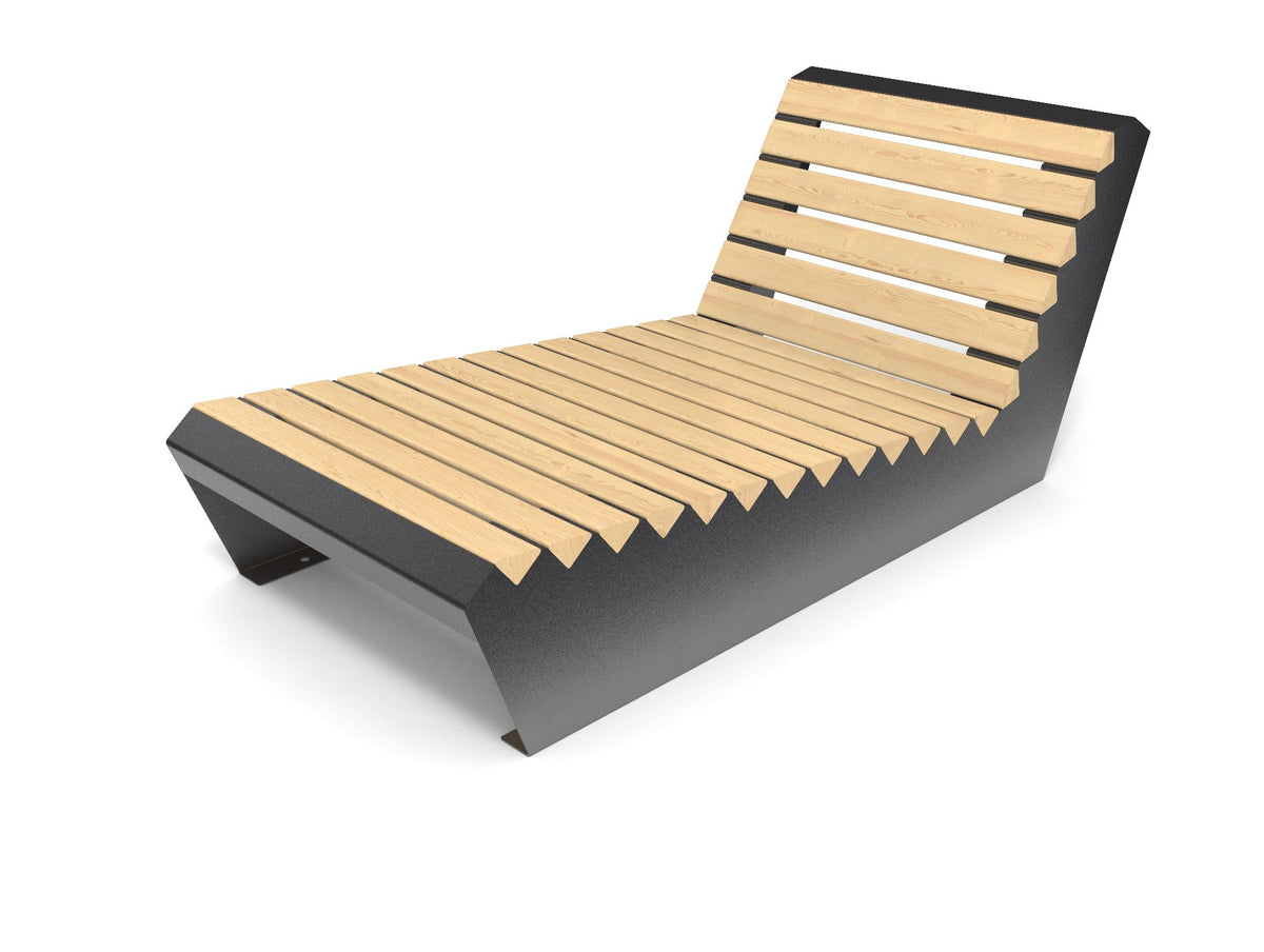 Cemer Delta Sunbed CUS 102 Site Furnishing