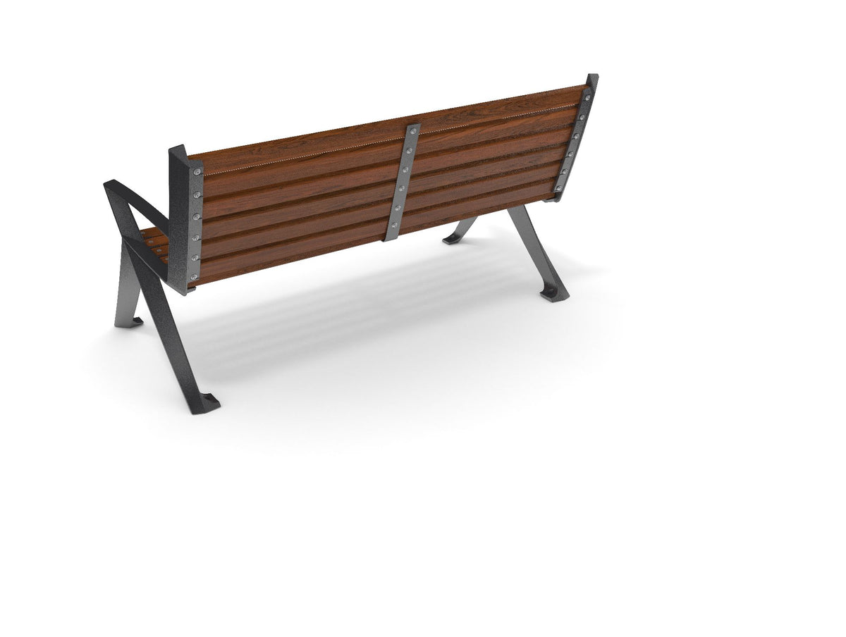 Cemer 71 Backrest Bench CUS 251 Site Furnishing
