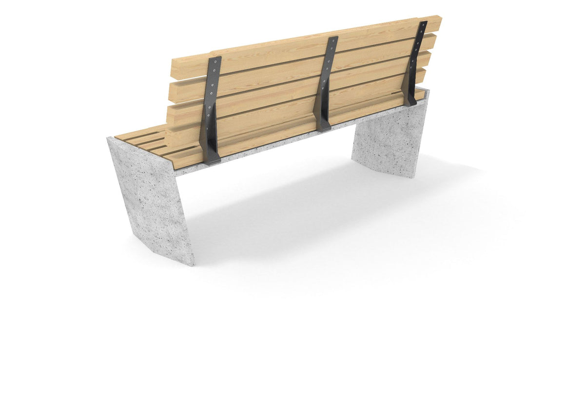 Cemer 9040 Backrest Bench CUS 401 Site Furnishing