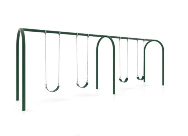3.5 Inch Metal Post Arch Swing Set