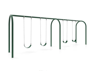 3.5 Inch Metal Post Arch Swing Set