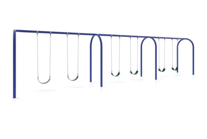 3.5 Inch Metal Post Arch Swing Set