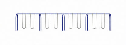 3.5 Inch Metal Post Arch Swing Set