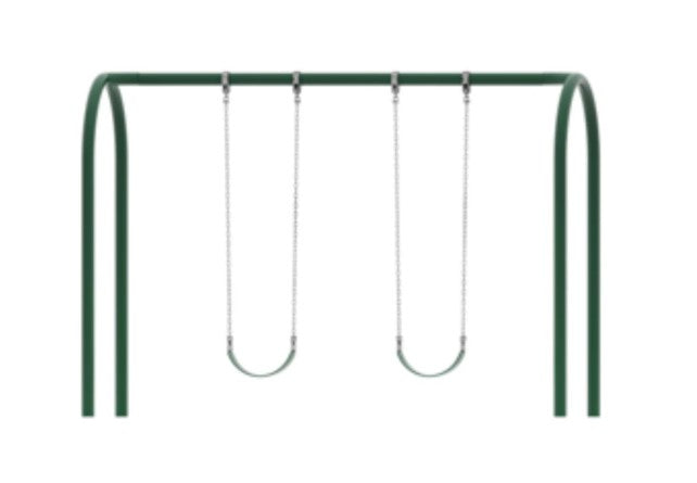 3.5 Inch Metal Post Arch Swing Set