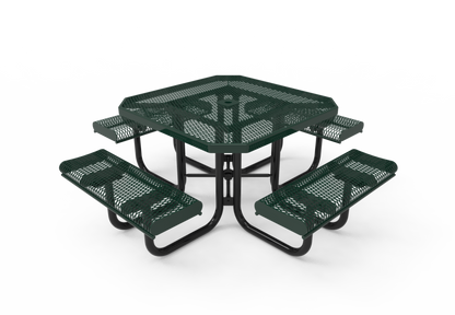 Standard Metal Bonded Octagon Table with Curled Edges