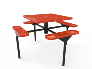 Honeycomb Steel Rooted Square Table