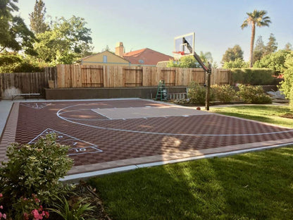 ProTile Half Court Basketball Floor, 46×30, Kit