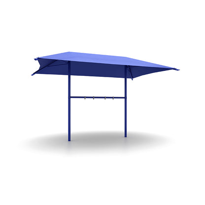 5' Single Post Swing w/ Shade 8ft-1 Bay commercial playground equipment by World Klass Play