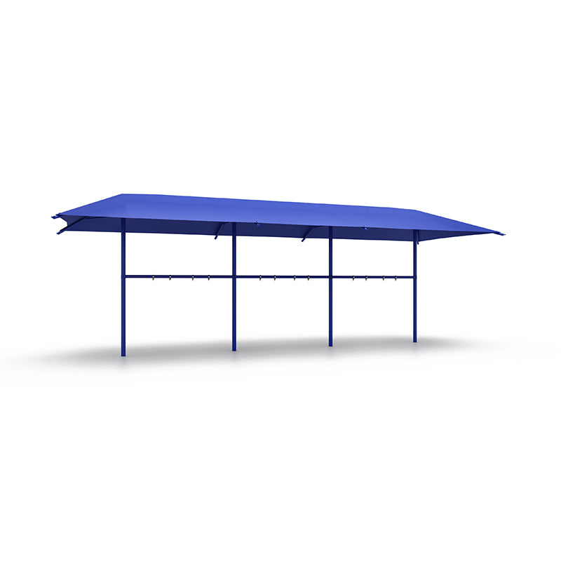 5' Single Post Swing w/ Shade 8ft-3 Bay commercial playground equipment by World Klass Play