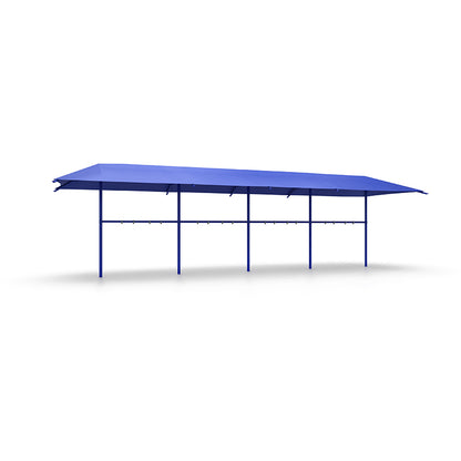 5' Single Post Swing w/ Shade 8ft-4 Bay commercial playground equipment by World Klass Play