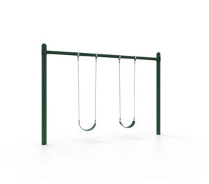 Green | 2 Swings | 2 Belt Seats and Chain