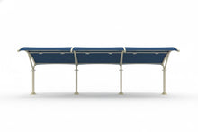 Eclipse 2 Post Arch Shade Structure example; pictured size and colors may vary