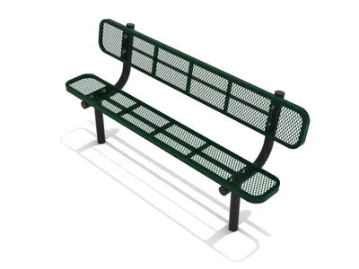 6 Ft. Expanded Steel Bench