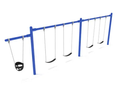 7/8 feet high Elite Cantilever Swing - 2 Bays 1 Cantilever