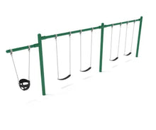 7/8 feet high Elite Cantilever Swing - 2 Bays 1 Cantilever
