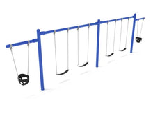 7/8 feet high Elite Cantilever Swing - 2 Bays 2 Cantilevers