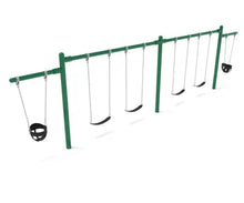 7/8 feet high Elite Cantilever Swing - 2 Bays 2 Cantilevers