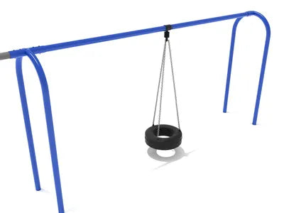 8 feet high Elite Arch Post Tire Swing - Add a Bay (to Arch Post Bay)