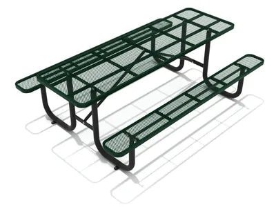 8 Foot Expanded Steel Picnic Table