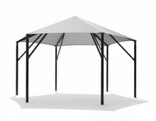 Hexagon Shade Structure with 6 Posts example; pictured size and colors may vary