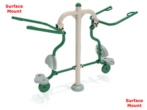Fitness Sand Dollar/Rainforest Green