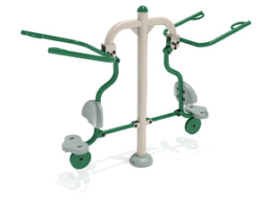 Fitness Tan/Rainforest Green
