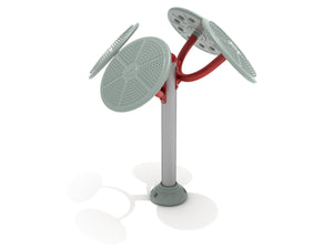 Fitness Silver/Red
